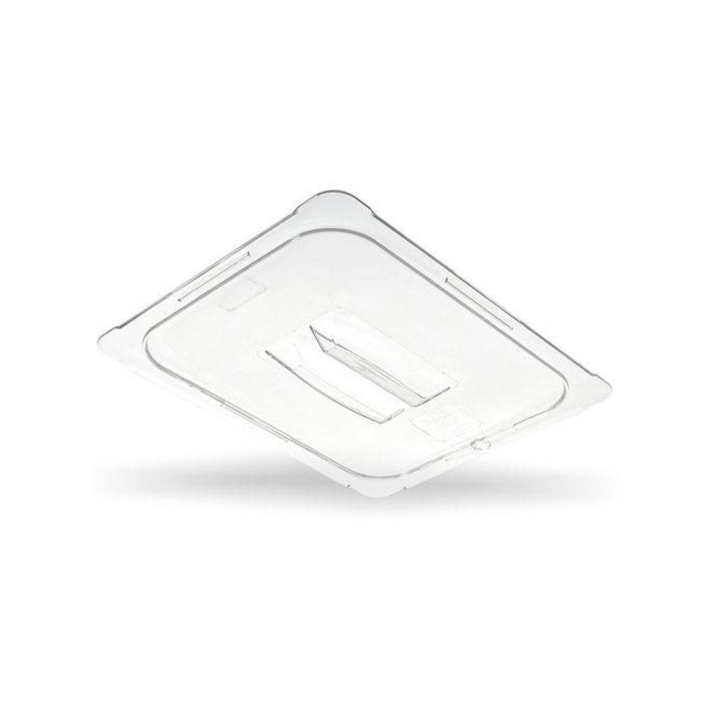 StorPlus Polycarbonate Handled Universal Lid, 12.88 x 20.75 x 0.88, Clear, Plastic. Picture 1
