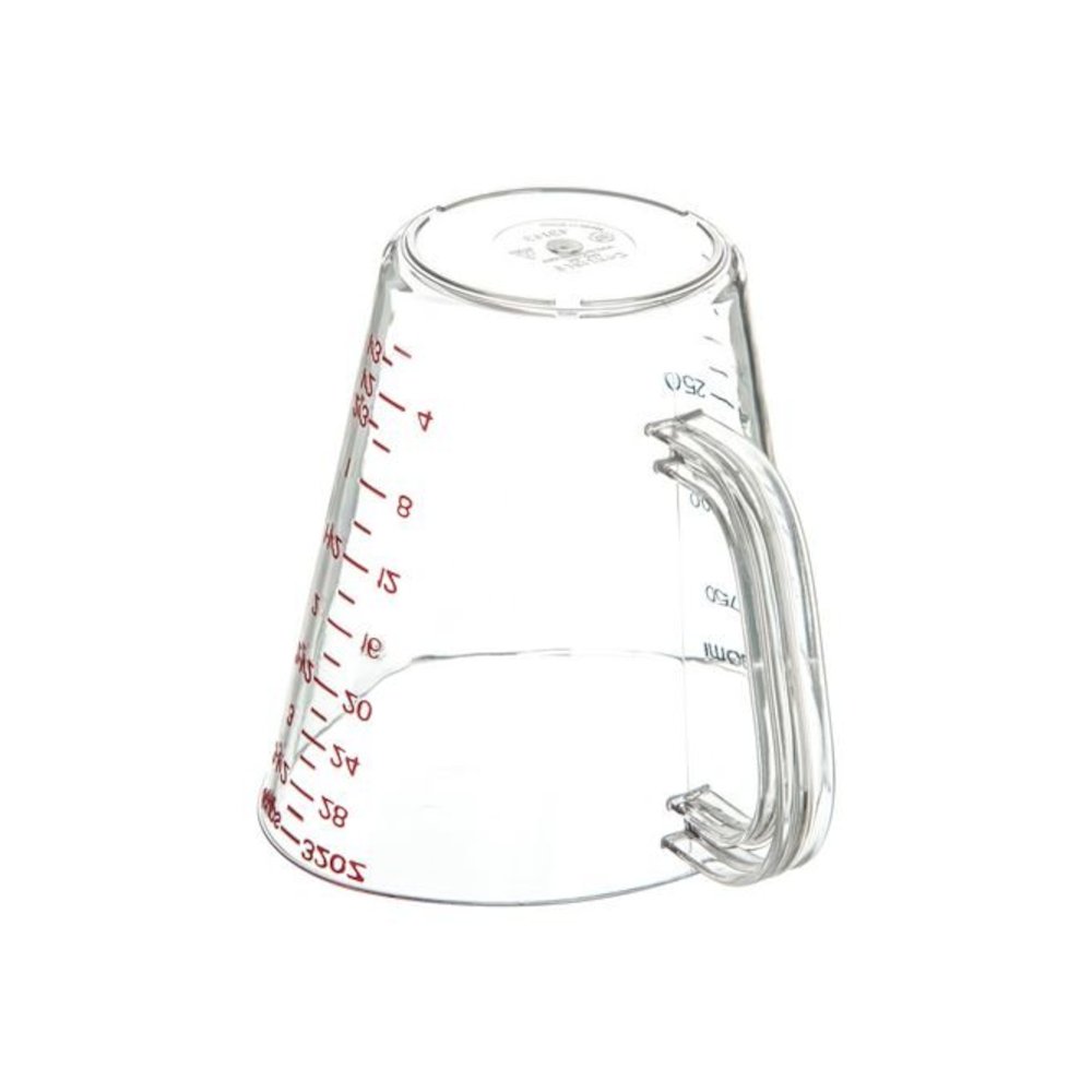 Commercial Measuring Cup, 1 qt, Plastic, Clear. Picture 4