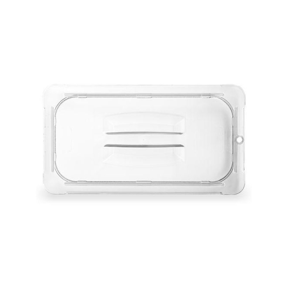 StorPlus Polycarbonate Handled Universal Lid, 10.38 x 12.75 x 0.88, Clear, Plastic. Picture 2