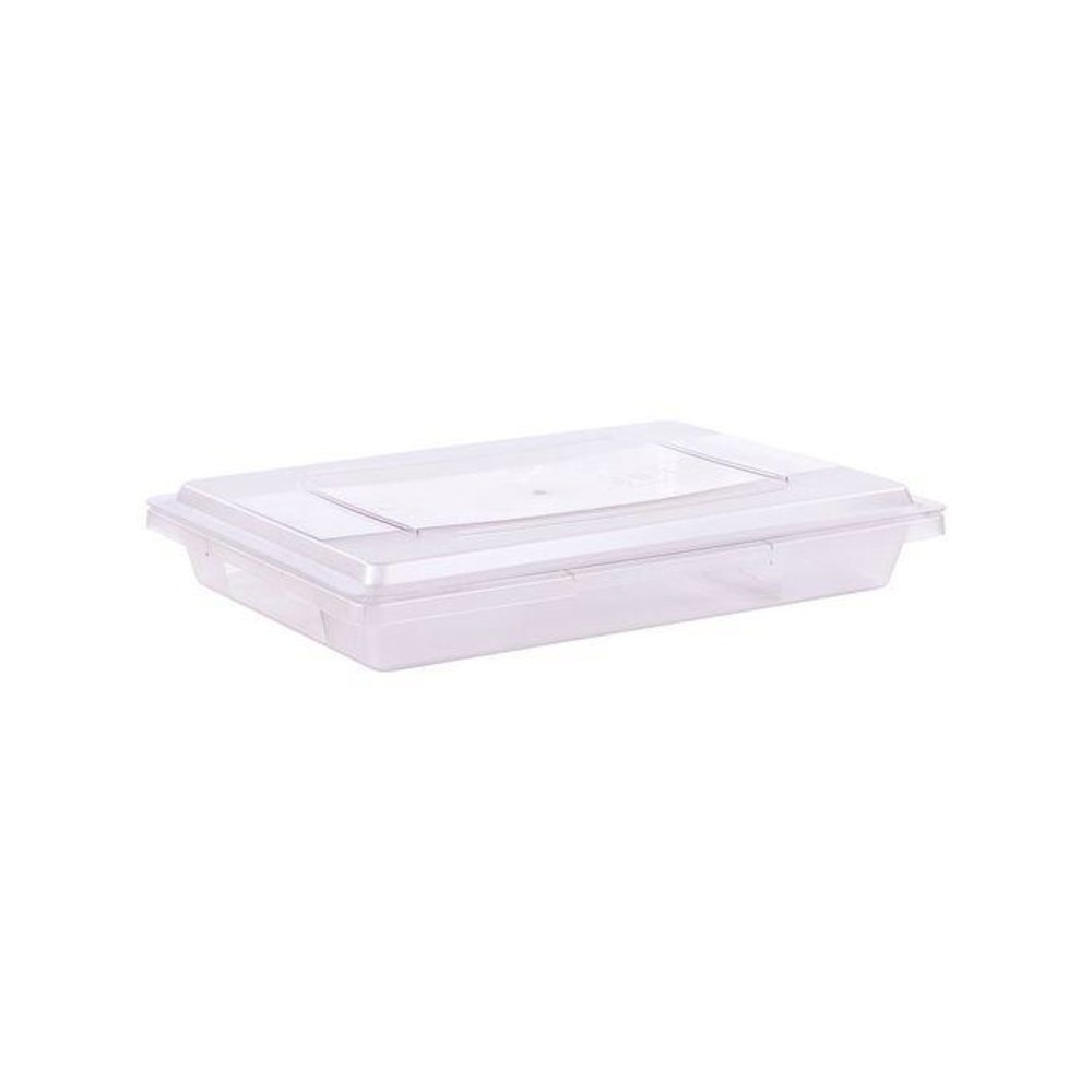 StorPlus Polycarbonate Food Storage Container, 5 gal, 18 x 26 x 3.5, Clear, Plastic. Picture 4