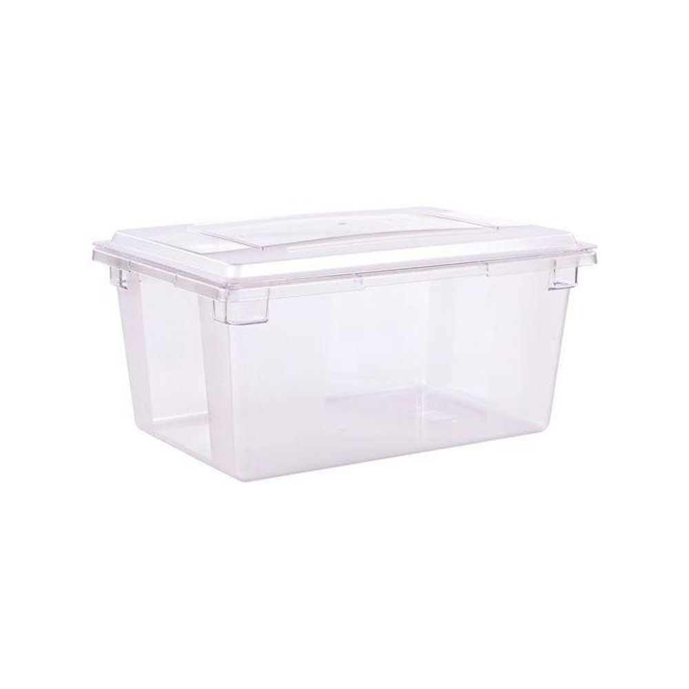 StorPlus Polycarbonate Food Storage Container, 16.6 gal, 18 x 26 x 12, Clear, Plastic. Picture 3