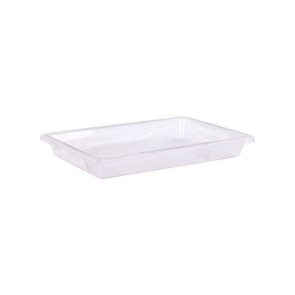 StorPlus Polycarbonate Food Storage Container, 5 gal, 18 x 26 x 3.5, Clear, Plastic. Picture 1