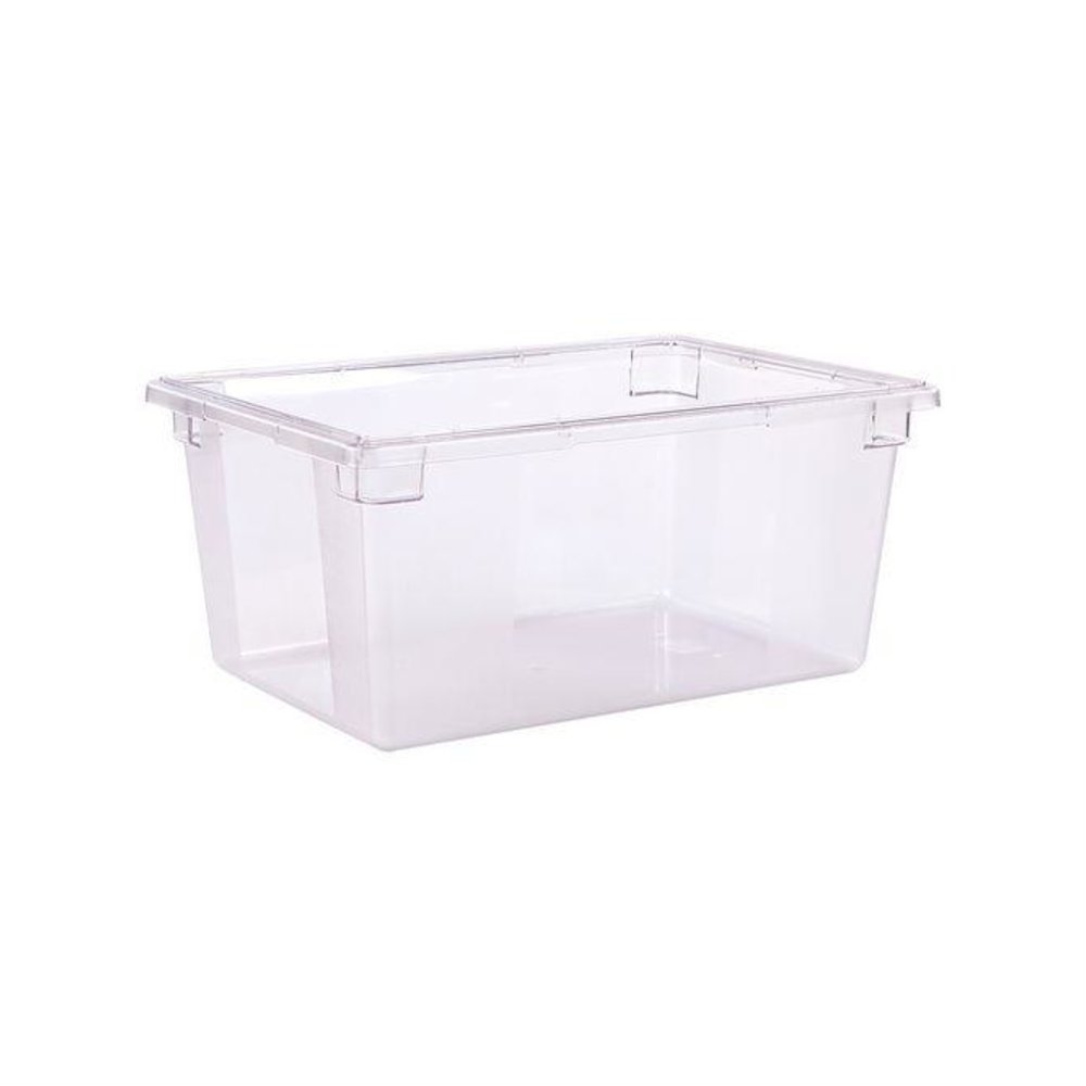 StorPlus Polycarbonate Food Storage Container, 16.6 gal, 18 x 26 x 12, Clear, Plastic. Picture 1