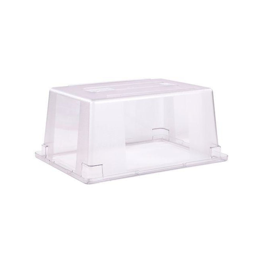 StorPlus Polycarbonate Food Storage Container, 16.6 gal, 18 x 26 x 12, Clear, Plastic. Picture 2