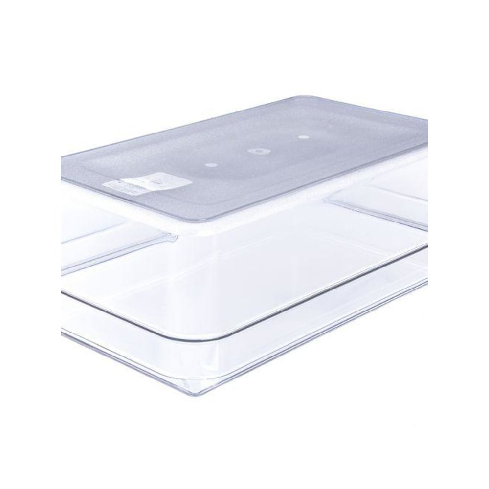 StorPlus Polycarbonate Food Pan, 19.4 qt, 12.5 x 20.75 x 6, Clear, Plastic. Picture 3