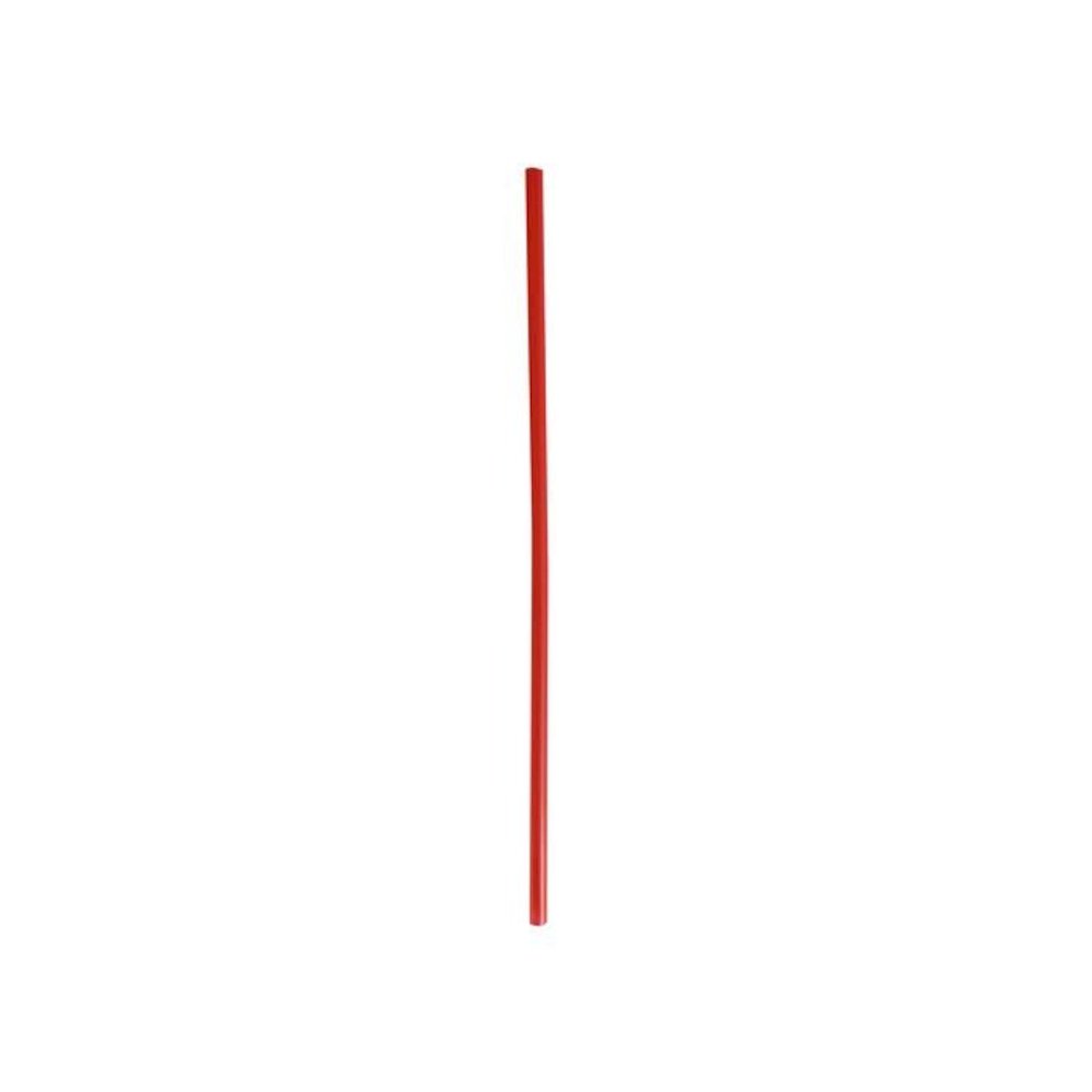 Wrapped Giant Straws, 10.25", Polypropylene, Red, 300/Pack, 4 Packs/Carton. Picture 3