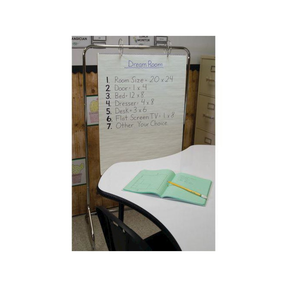 Chart Tablets, Presentation Format (1.5" Rule), (25) White 24 x 32 Sheets, 12/Carton. Picture 4