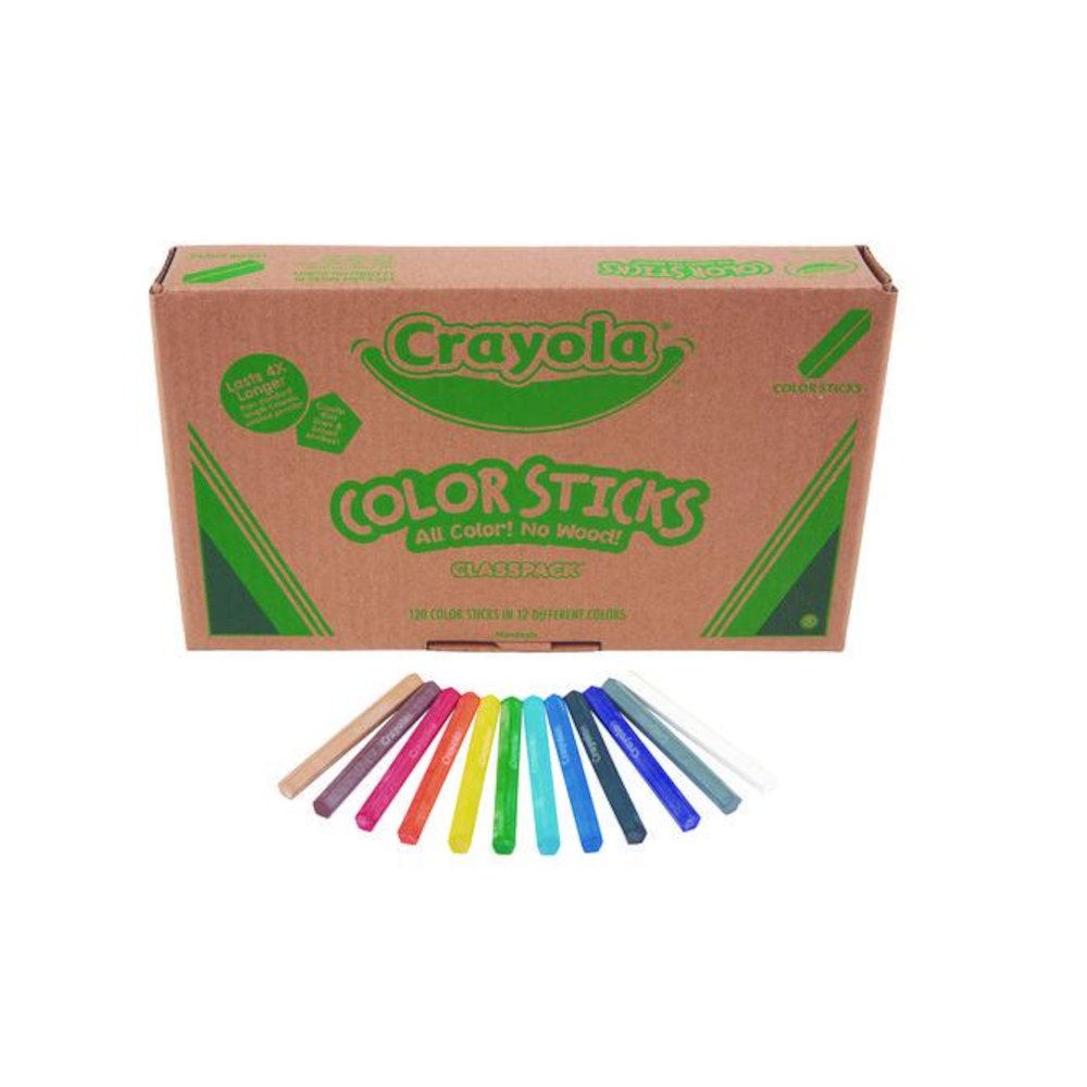 Color Sticks Classpack Set, Assorted Lead and Barrel Colors, 120/Pack. Picture 3