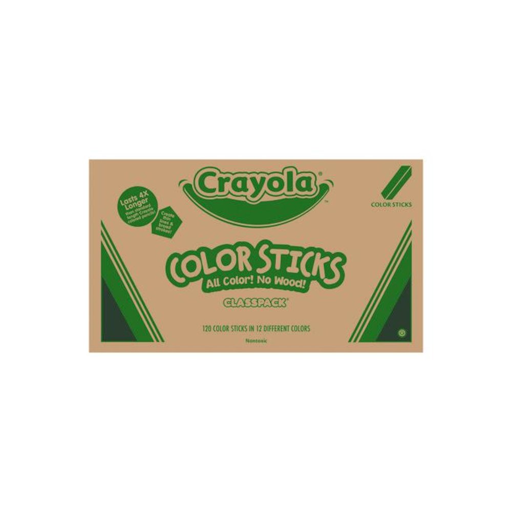 Color Sticks Classpack Set, Assorted Lead and Barrel Colors, 120/Pack. Picture 1