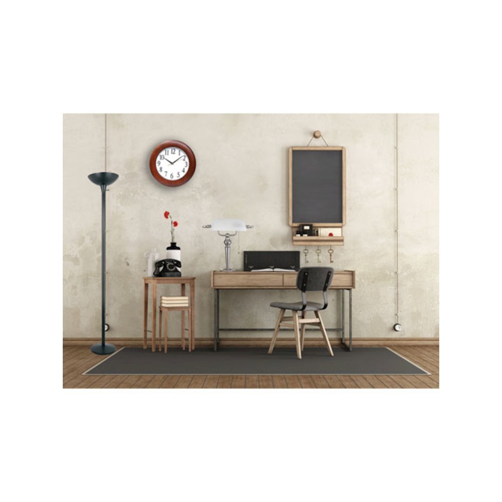 Torchier Floor Lamp, 12.5w x 12.5d x 72h, Matte Black. Picture 3