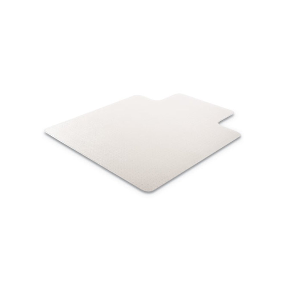 RollaMat Frequent Use Chair Mat for Medium Pile Carpet, Rectangular with Lip, Beveled Edges, 36" x 48", Clear, Ships Flat. Picture 9