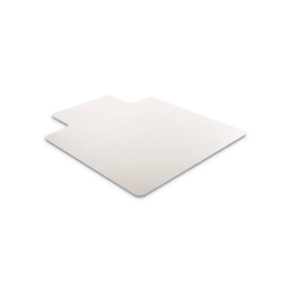 RollaMat Frequent Use Chair Mat for Medium Pile Carpet, Rectangular with Lip, Beveled Edges, 36" x 48", Clear, Ships Flat. Picture 8