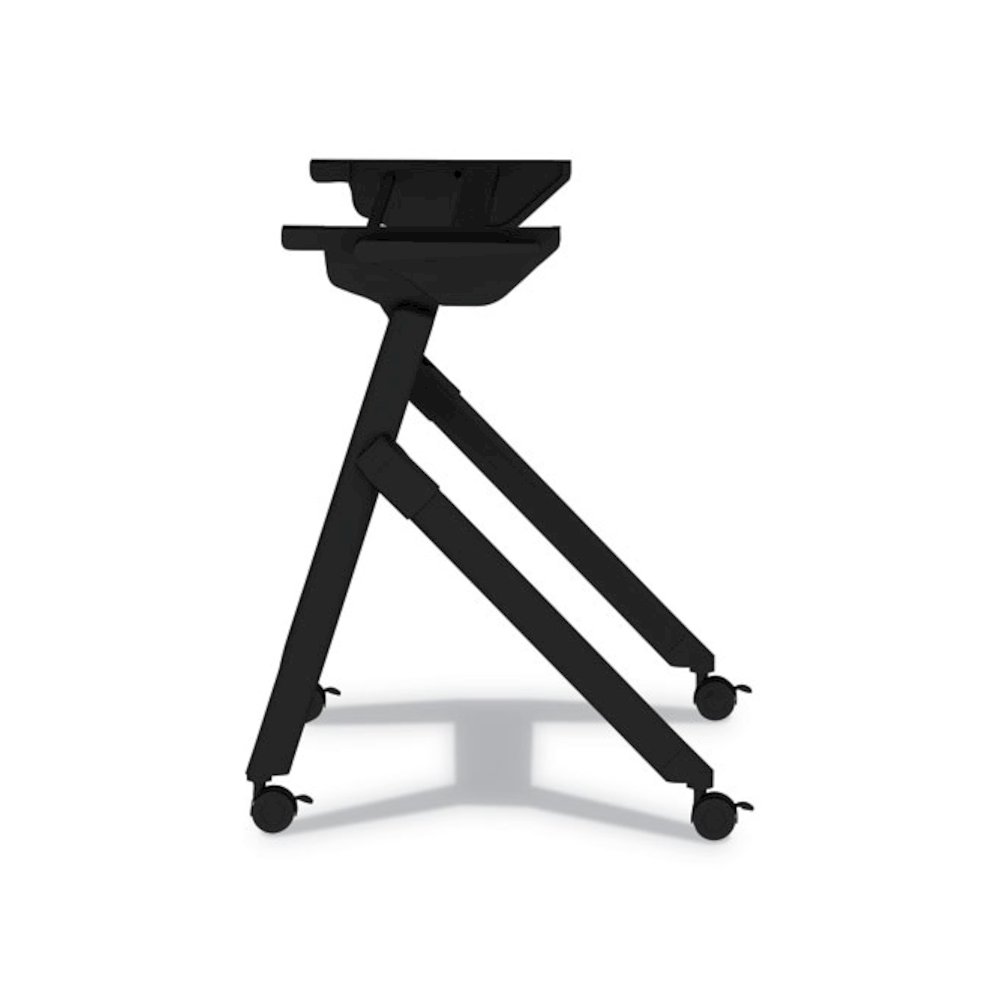 Flip and Nest Table Base, 32.25w x 23.63d x 28.5h, Black. Picture 3