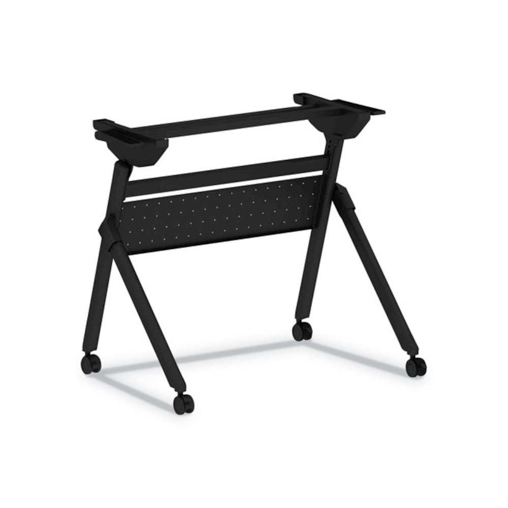 Flip and Nest Table Base, 32.25w x 23.63d x 28.5h, Black. Picture 1