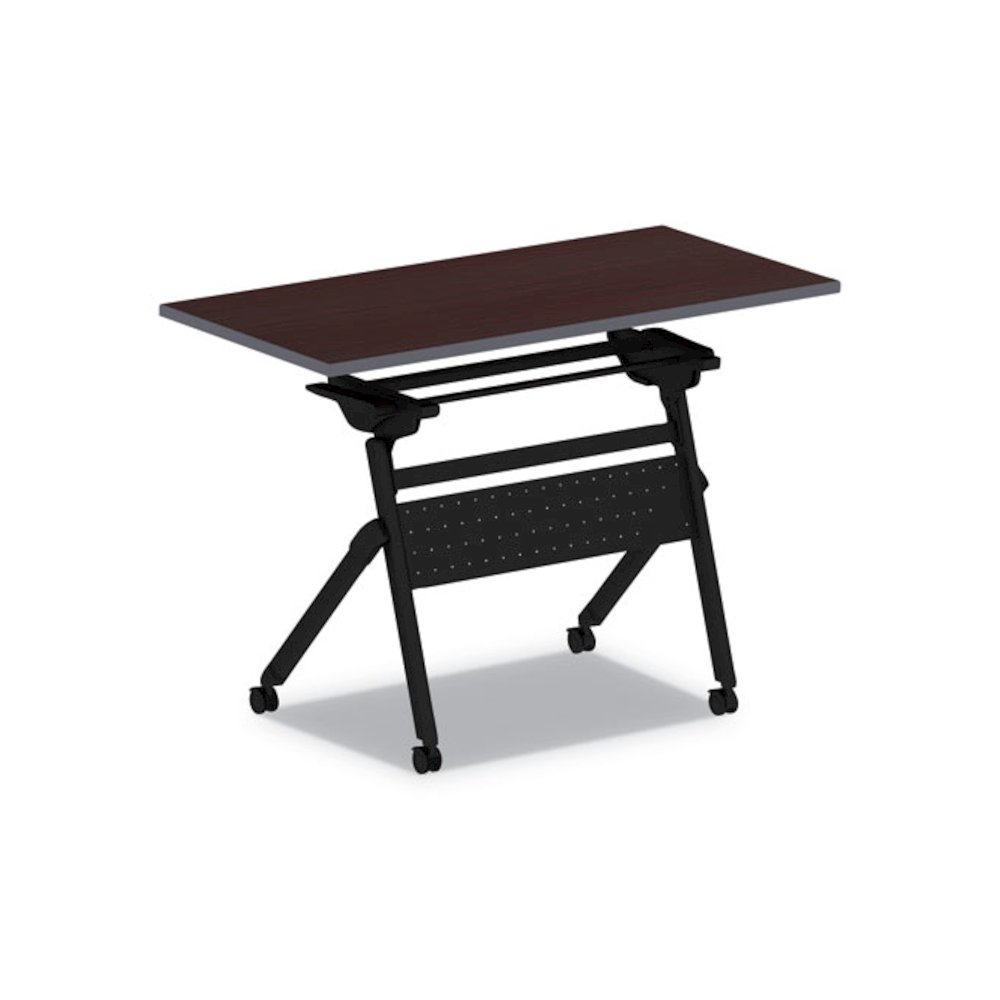 Flip and Nest Table Base, 32.25w x 23.63d x 28.5h, Black. Picture 4
