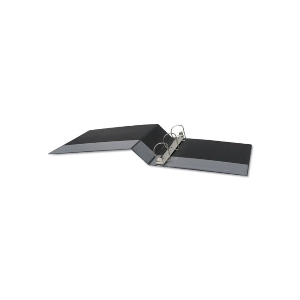 Slant D-Ring View Binder, 3 Rings, 2" Capacity, 11 x 8.5, Black. Picture 5