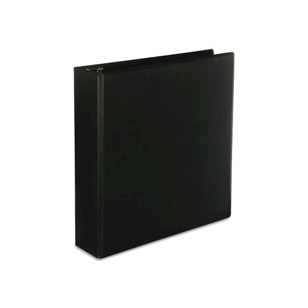 Slant D-Ring View Binder, 3 Rings, 2" Capacity, 11 x 8.5, Black. Picture 4