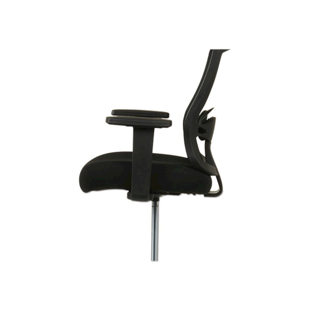 Alera Etros Series Mesh Stool, Supports Up to 275 lb, 25.19" to 35.23" Seat Height, Black. Picture 8