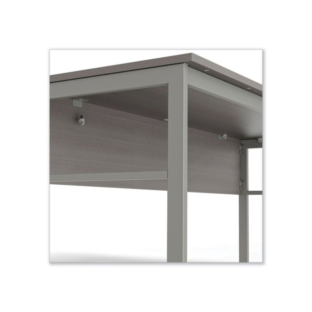 Urban Series Desk Workstation, 59" x 23.75" x 29.5", Ash. Picture 6