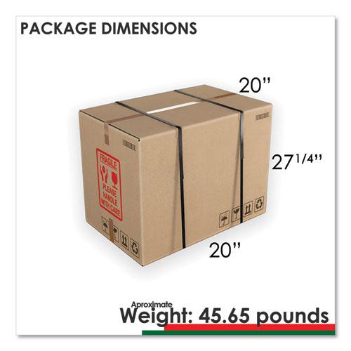 Urban Mobile File Pedestal, Left or Right, 2-Drawers: Box/File, Legal/A4, Natural Walnut, 16" x 15.25" x 23.75". Picture 4