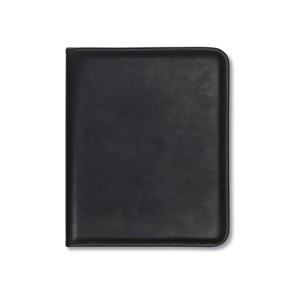 Professional Padfolio, Storage Pockets/Card Slots, Writing Pad, Black. Picture 1