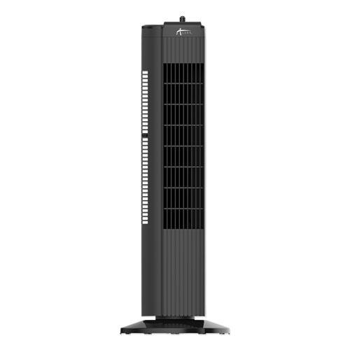 28" 3-Speed Tower Fan, Plastic, Black. Picture 1