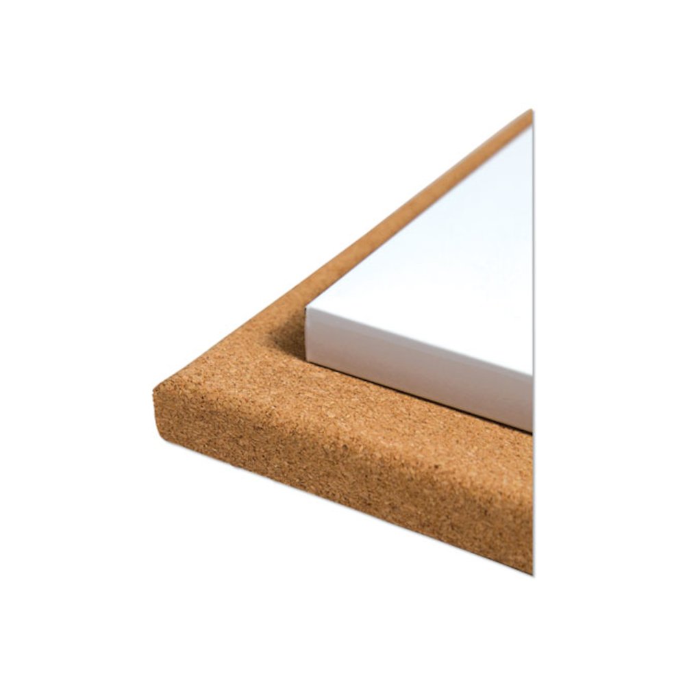 Frameless Tile Board Value Pack, (1) Tan Bulletin Board, (1) White Magnetic Dry Erase Board, 14" x 14". Picture 3