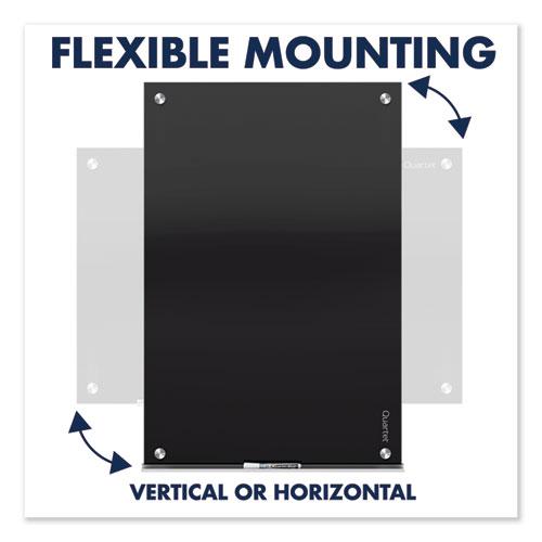 Infinity Magnetic Glass Marker Board, 72" x 48", Black Surface. Picture 9