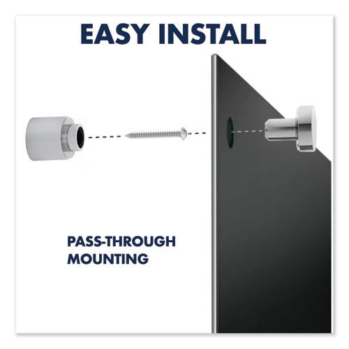 Infinity Magnetic Glass Marker Board, 72" x 48", Black Surface. Picture 11