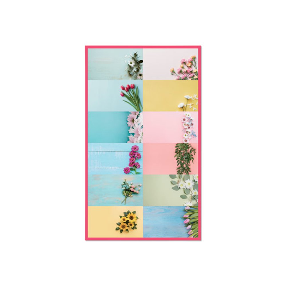 Romantic Wall Calendar, Floral Photography, 12 x 17, White/Multicolor Sheets, 12-Month (Jan to Dec): 2026. Picture 2