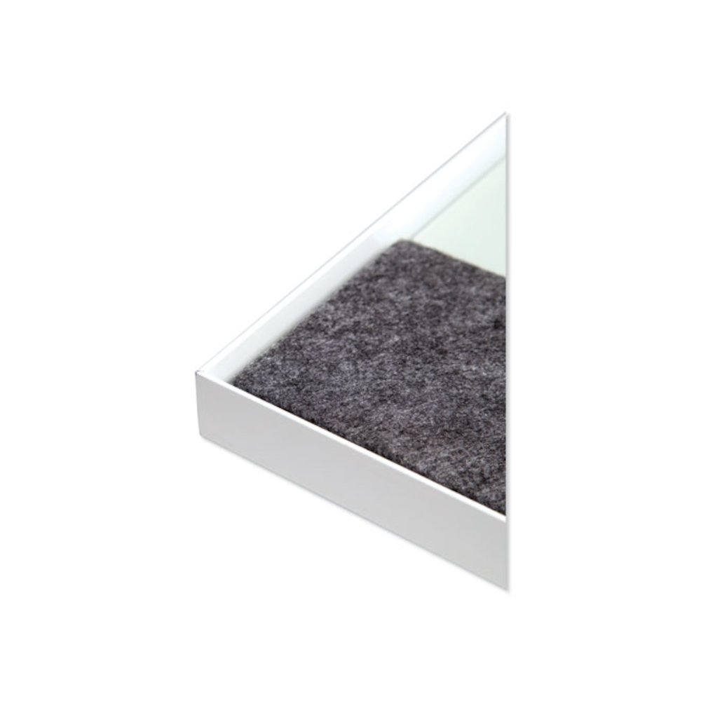 3N1 Magnetic Glass Dry Erase Combo Board, Monthly Planning, 36 x 24 (Actual Size: 35" x 23"), Gray/White Surface, White Frame. Picture 4