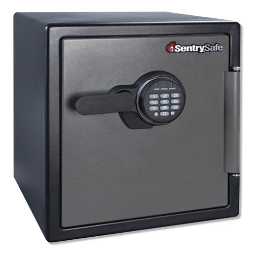 Fire-Safe with Digital Keypad Access, 1.23 cu ft, 16.38w x 19.38d x 17.88h, Gunmetal. Picture 1