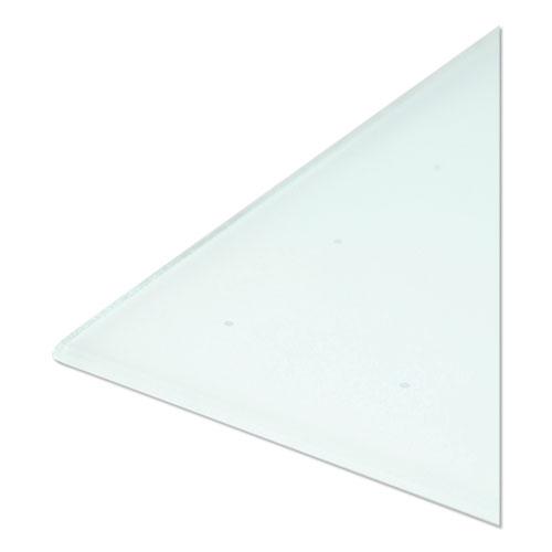 Floating Glass Ghost Grid Dry Erase Board, 36" x 24" (Actual Size: 35" x 23"), White Surface. Picture 2