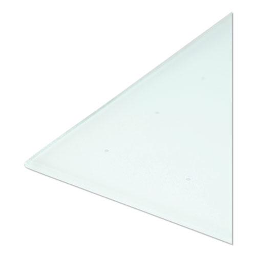 Floating Glass Ghost Grid Dry Erase Board, 48" x 36" (Actual Size: 47" x 35"), White Surface. Picture 2