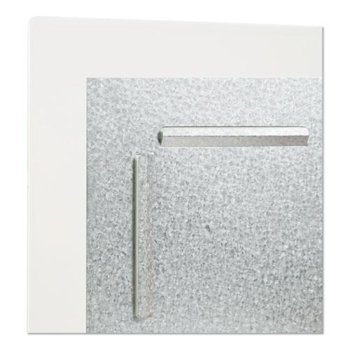 Floating Glass Ghost Grid Dry Erase Board, 36" x 24" (Actual Size: 35" x 23"), White Surface. Picture 7