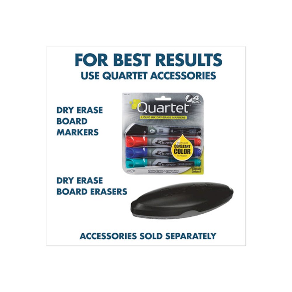 Classic Series Porcelain Magnetic Dry Erase Board, 48" x 36", White Surface, Black Aluminum Frame. Picture 10