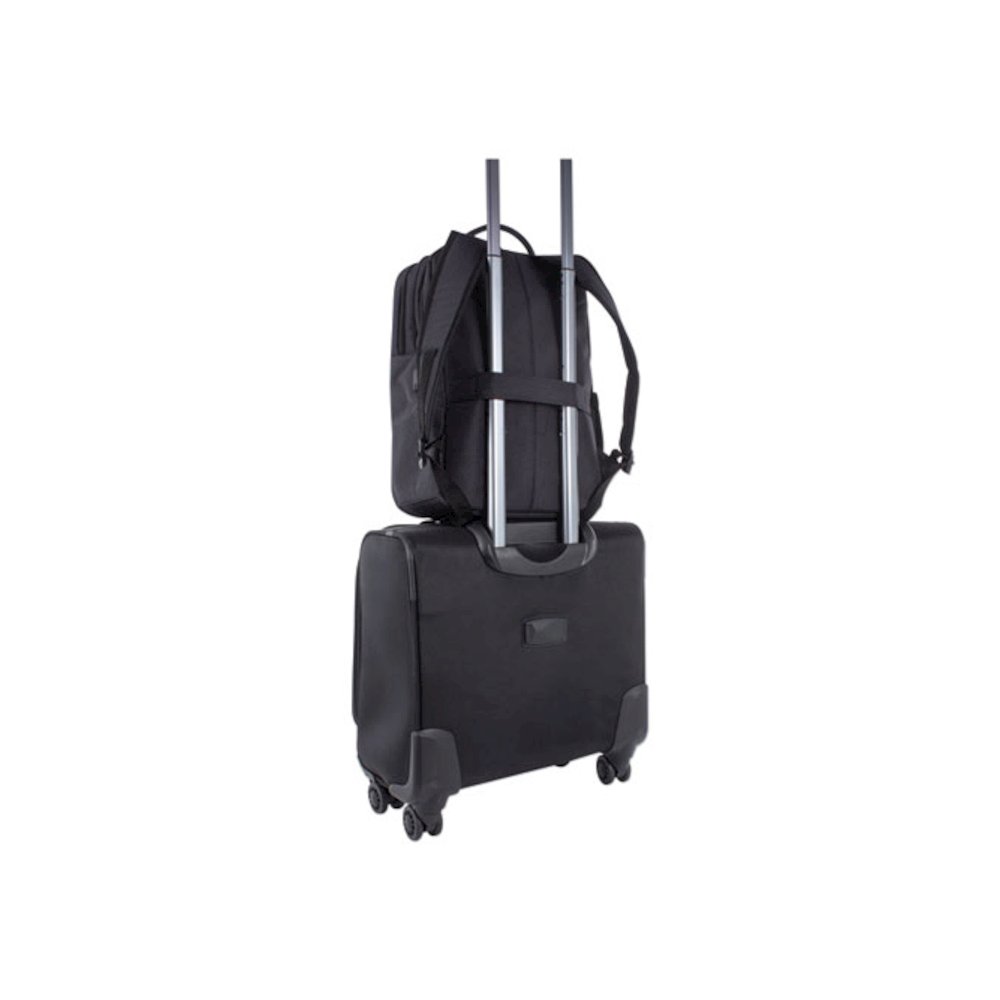 Cadence 2 Section Business Backpack, Fits Devices Up to 15.6", Polyester, 6 x 6 x 17, Charcoal. Picture 5
