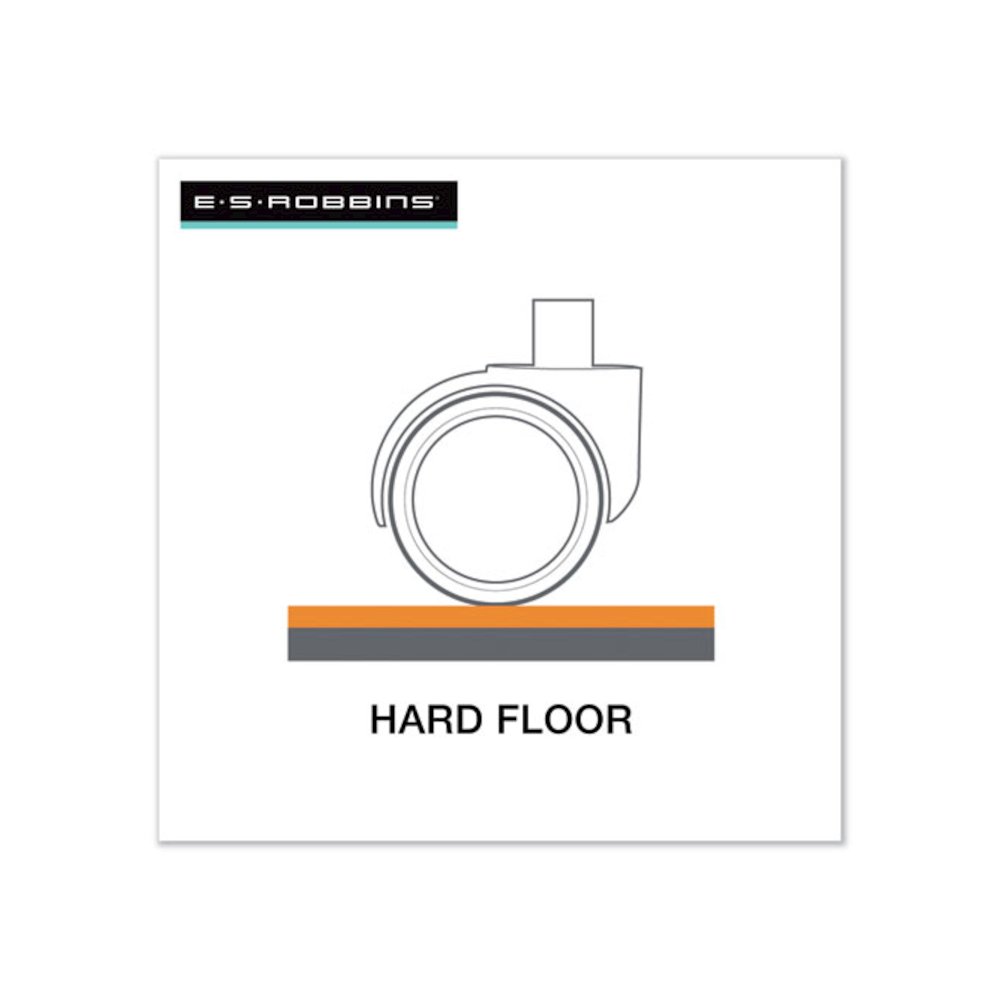 Heavy Use EverLife Chair Mat for Hard Floors, Rectangular, Straight Edges, 46" x 60", Clear. Picture 2