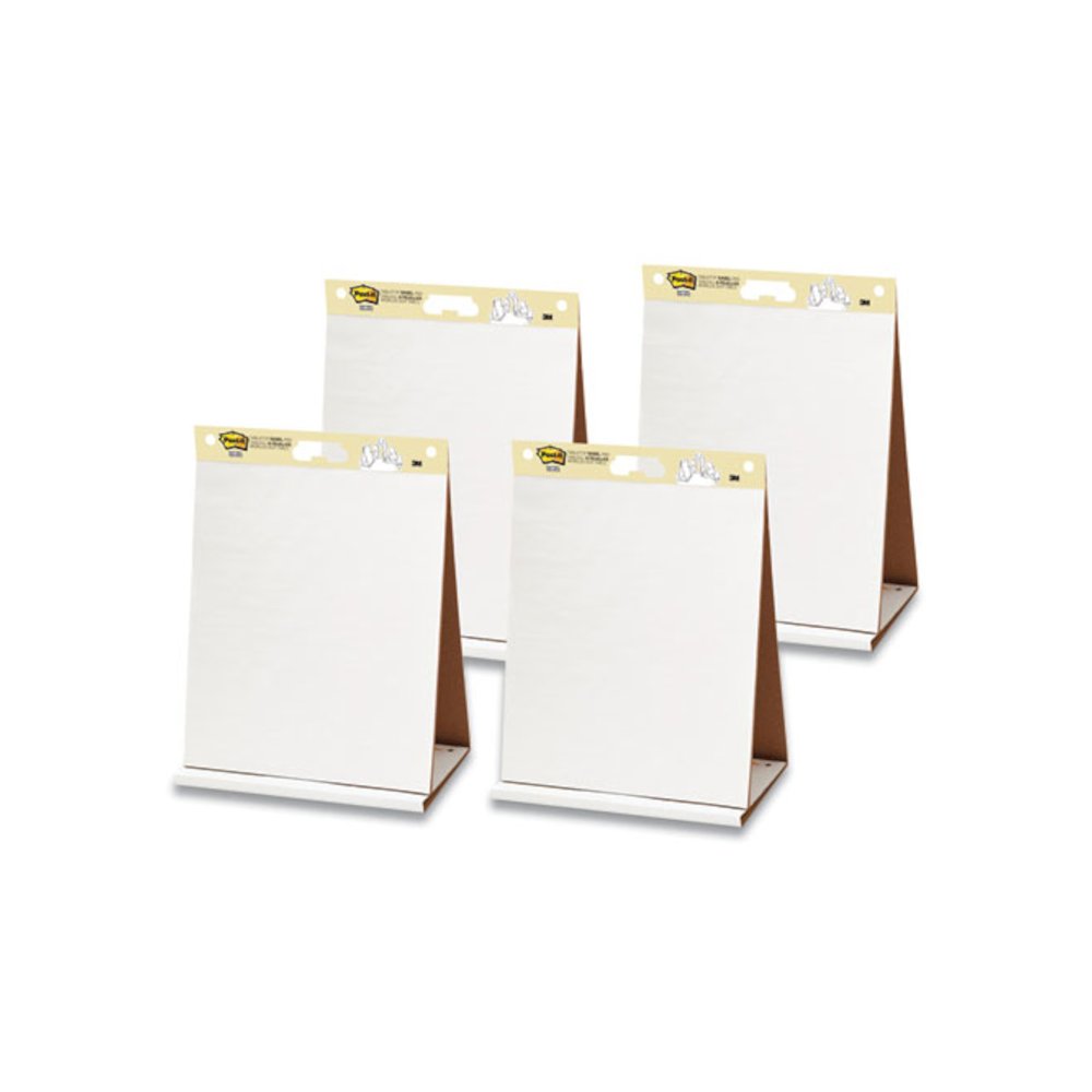 Original Tabletop Easel Pad with Self-Stick Sheets, Unruled, (20) White 20 x 23 Sheets, 4/Pack. Picture 1