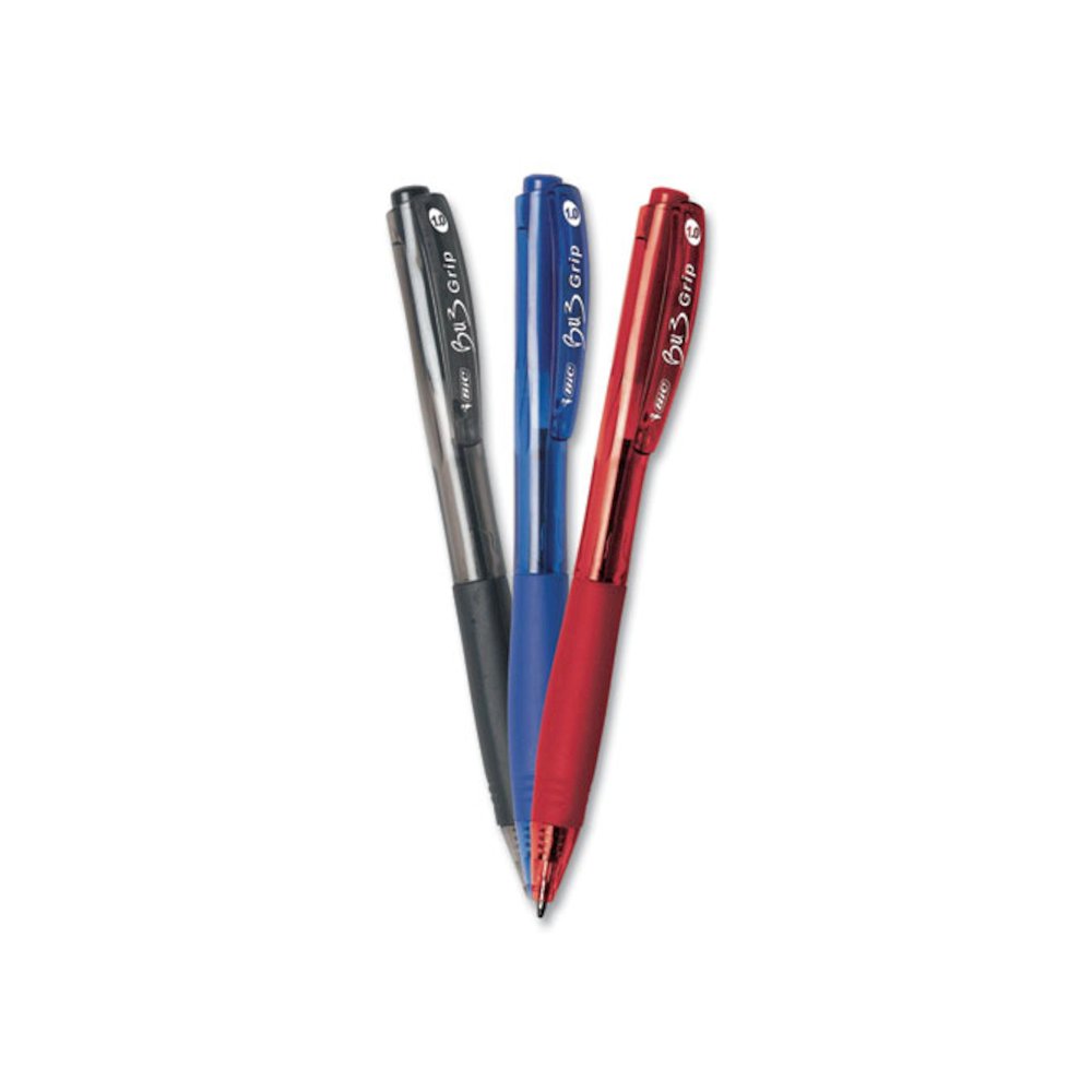 BU3 Ballpoint Pen, Retractable, Medium 1 mm, Assorted Ink and Barrel Colors, 18/Pack. Picture 2