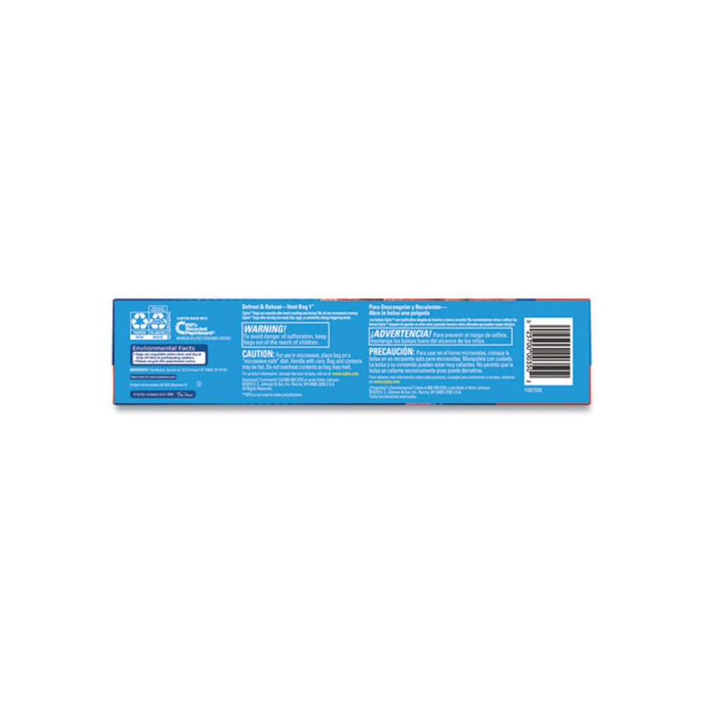 Double Zipper Storage Bags, Triple System Seal, Gallon, 9.6" x 12.1", Clear, 22 Bags/Box, 12 Boxes/Carton. Picture 5