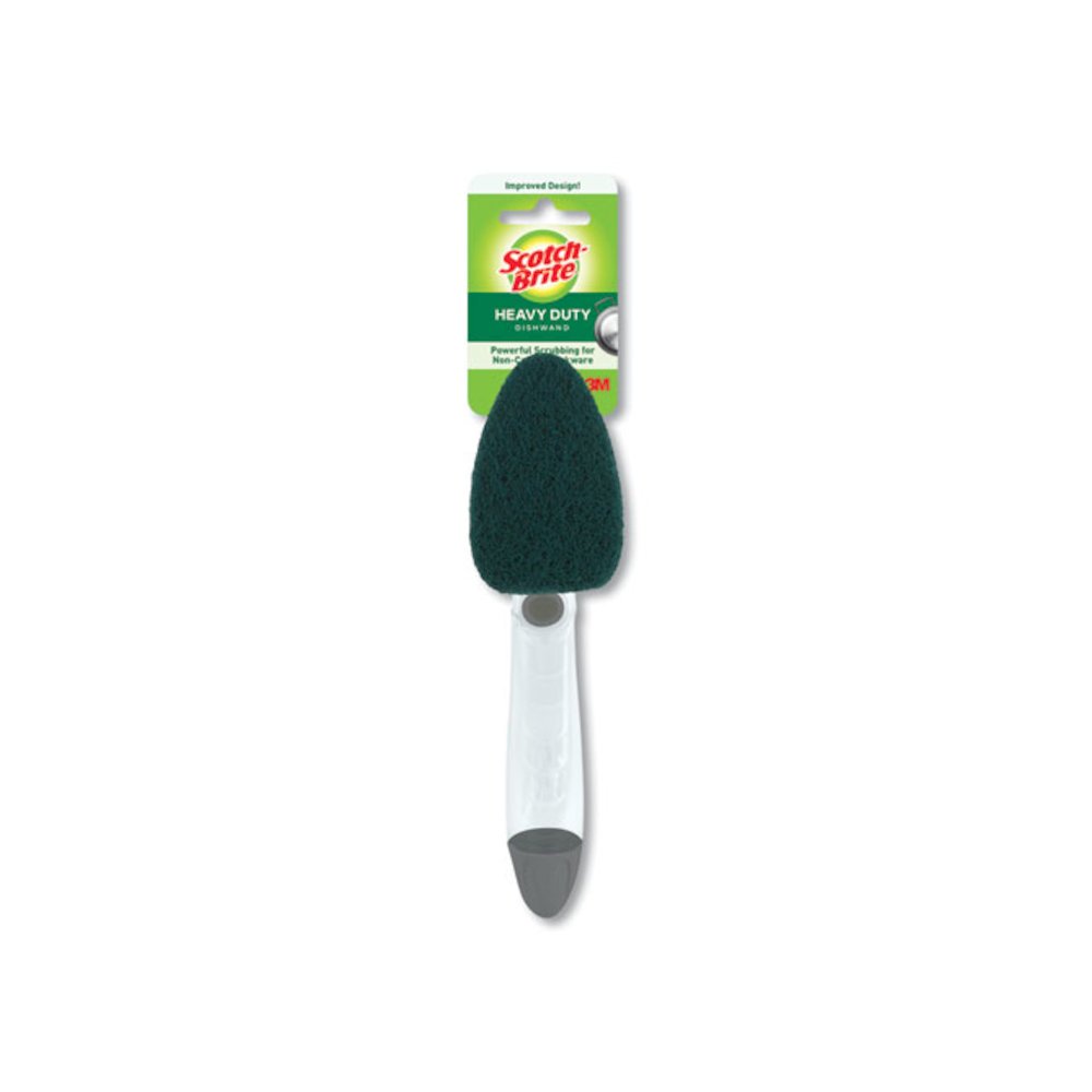 Soap-Dispensing Dishwand, 2.5 x 9.5, Yellow/Green, 4/Carton. Picture 1