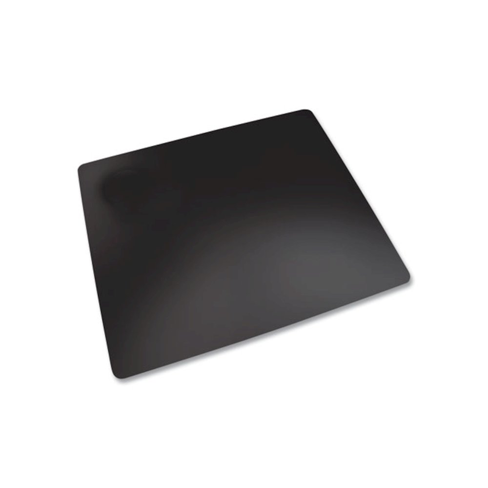 Rhinolin II Desk Pad with Antimicrobial Protection, 36" x 20", Black. Picture 1