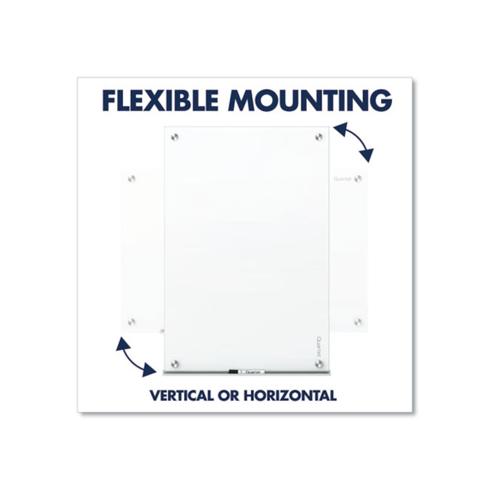 Brilliance Glass Dry-Erase Boards, 48" x 48", White Surface. Picture 10