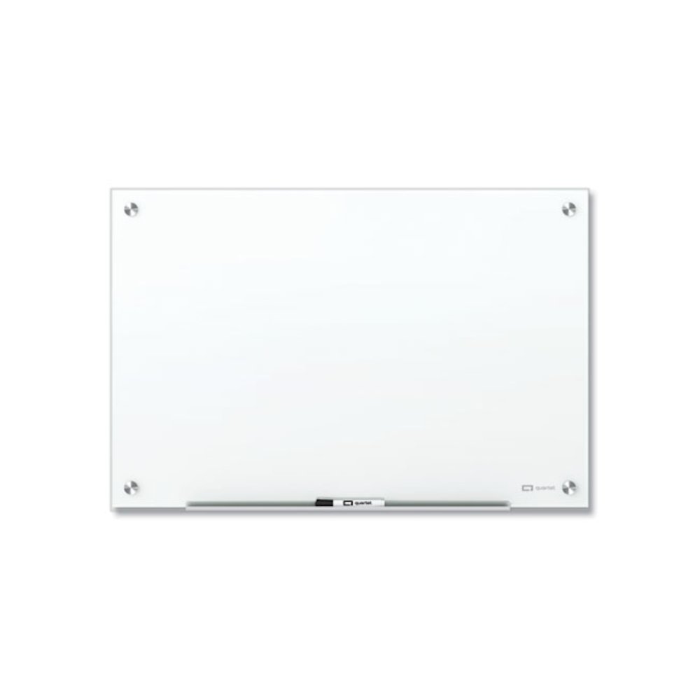 Brilliance Glass Dry-Erase Boards, 48" x 48", White Surface. Picture 1