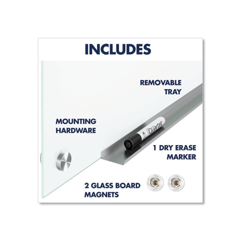 Brilliance Glass Dry-Erase Boards, 48" x 48", White Surface. Picture 5