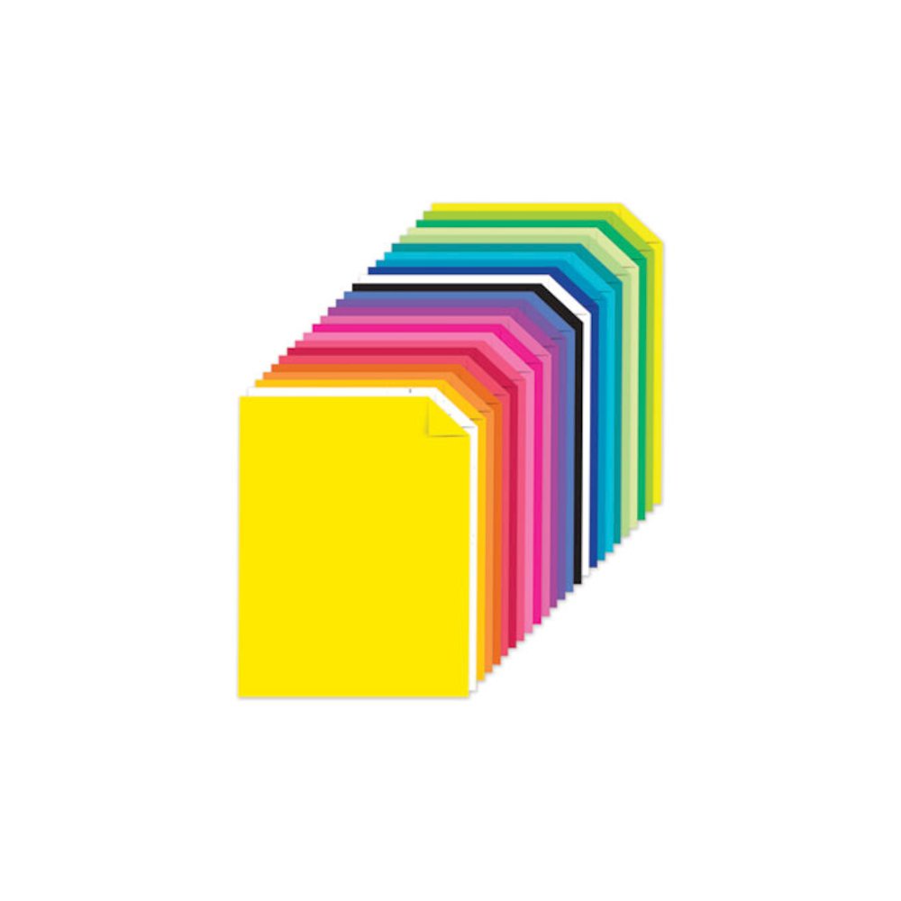 Color Cardstock, 65 lb Cover Weight, 8.5 x 11, Assorted Colors, 100/Pack. Picture 3
