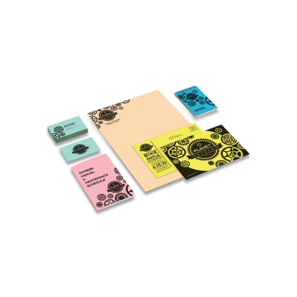 Color Cardstock, 65 lb Cover Weight, 8.5 x 11, Assorted Colors, 250/Pack. Picture 3