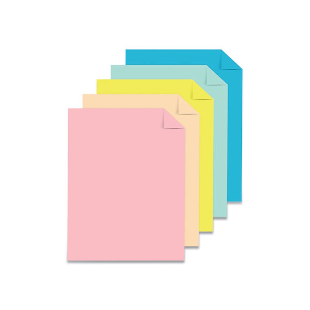Color Cardstock, 65 lb Cover Weight, 8.5 x 11, Assorted Colors, 250/Pack. Picture 5