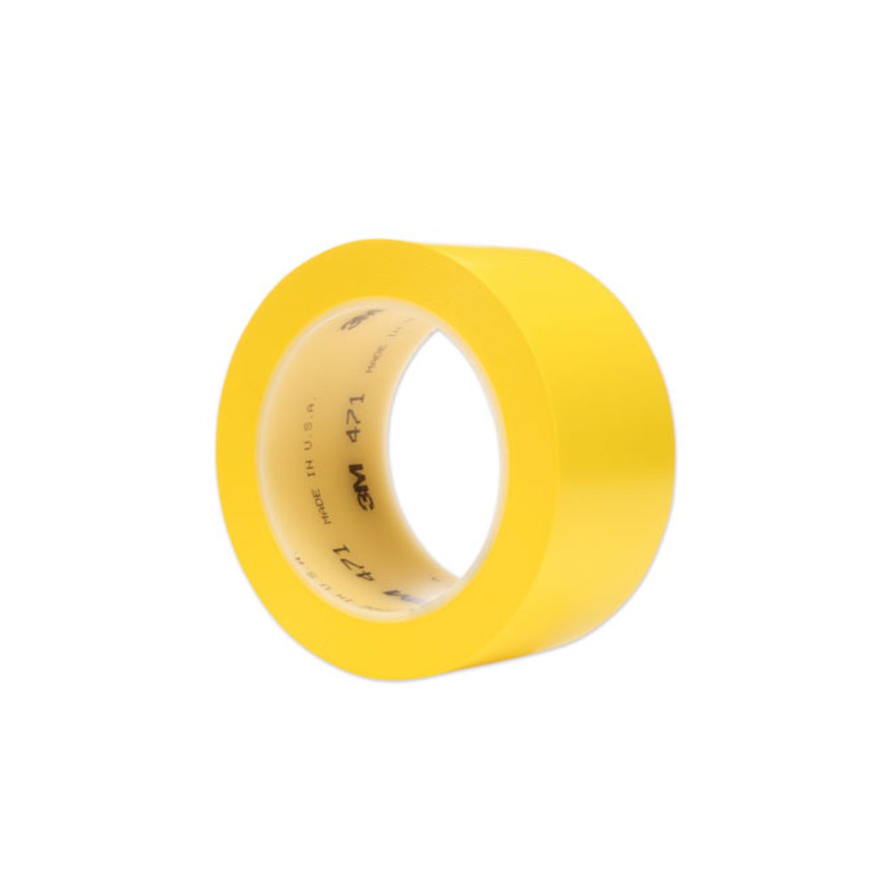 Vinyl Floor Marking Tape 471, 2" x 36 yds, Yellow. Picture 1